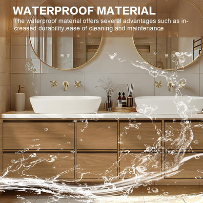 68” - 96” Modern Exquisite Bathroom Vanity with Double Sinks