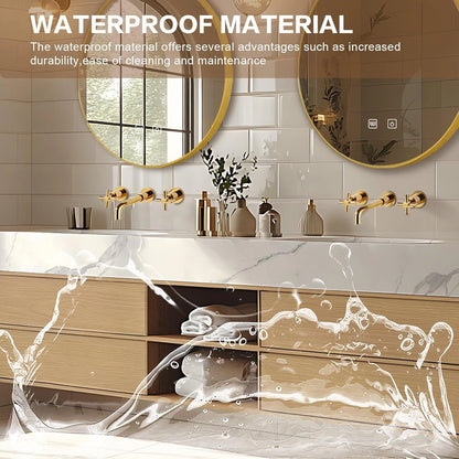 68” - 96” Modern Fashion Bathroom Vanity with Two Types of Storage Spaces