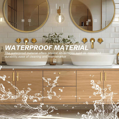 60” – 96” Simple Practical Bathroom Vanity Includes Log Style Surface