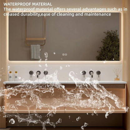 60” - 78” Floating Bathroom Vanity with Modern Simple Design