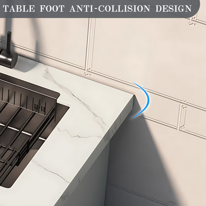 59.05" - 78.74" Outdoor Kitchen Cabinet with Cabinets Including Ceramic Sink