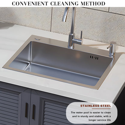47.24" - 78.74" Outdoor Cabinet with Sink with Unique Aluminum Doors with Grey Stripes