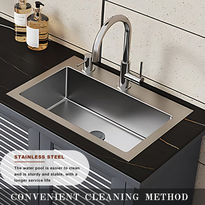 47.24“ - 78.74” Outdoor Slate Countertop Storage Cabinet with Sink with  Striped Aluminum Doors