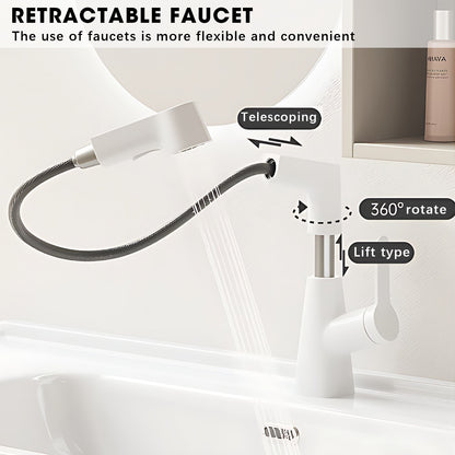 36"- 44" Bathroom Vanity Set with Illuminated Defogging Mirror,  Cabinet and Integrated Sink