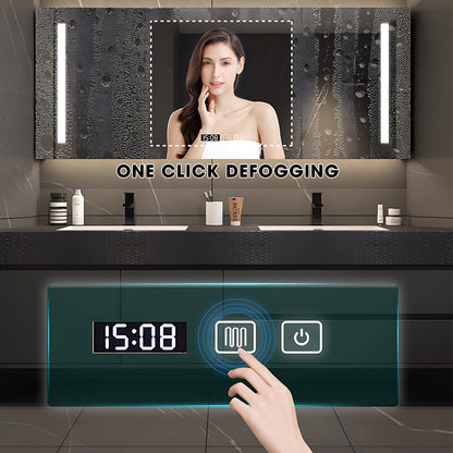 36"- 78" Bathroom Vanity Set with Smart LED Mirror and Basin