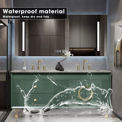 56"- 72" Green Freestanding Bathroom Vanity Set with Intelligent Mirror