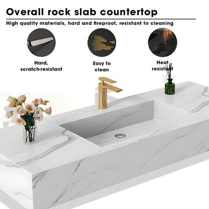 36"- 56" Pink Bath Vanity Set with Lighting Mirror Cabinet and Sink