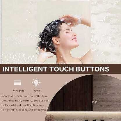 44"- 64" Single Basin Solid Wood Bathroom Vanity Set with Mirror