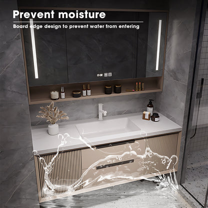 36"- 64" Single Sink Bathroom Vanity Set with Intelligent Mirror Cabinet
