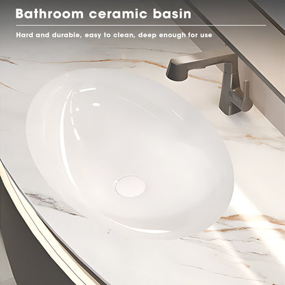 36"- 68" Smart Bathroom Vanity with Auto Sensor Light and Sink