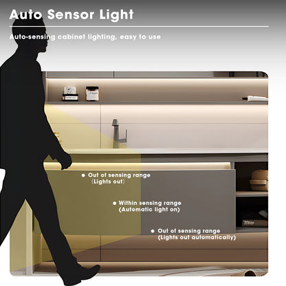 36"- 68" Smart Bathroom Vanity with Auto Sensor Light and Sink