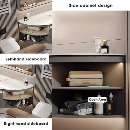 36"- 68" Smart Bathroom Vanity with Auto Sensor Light and Sink