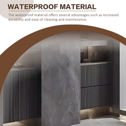 44"- 72" Solid Wood Freestanding Bathroom Vanity Set with Sink and LED Mirror