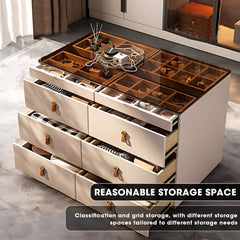 Walk-in Closet Island with 16 Drawers