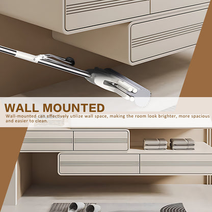 44"- 78" Wall Mounted Bathroom Vanity Set with LED Illuminated Mirror and Sink