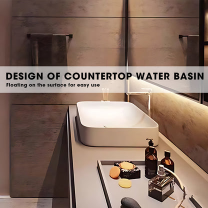 40"- 72" Wall Mounted Bathroom Vanity Set with Lighting Mirror Cabinet and Sink