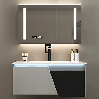 36"- 48" Wall Mounted Single Sink Bathroom Cabinet Set with Smart Mirror