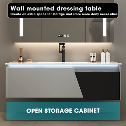 36"- 48" Wall Mounted Single Sink Bathroom Cabinet Set with Smart Mirror