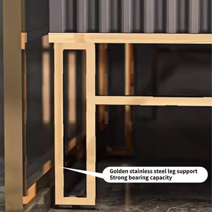 36"- 48" Opulent Gold Bath Vanity Set with Sink and Mirror