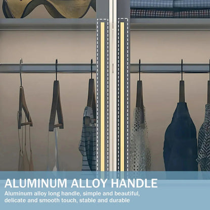 24‘’-94‘’ Luxurious Wardrobes with Multi-Layer Storage Function&Ambient Lighting