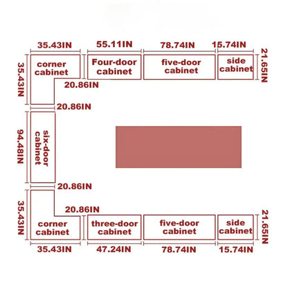 24‘’-94‘’ Luxurious Wardrobes with Multi-Layer Storage Function&Ambient Lighting