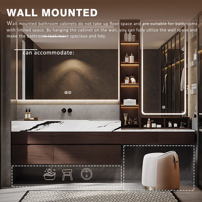 44‘’-60‘’ Bathroom Cabinet Set with Separate Vanity