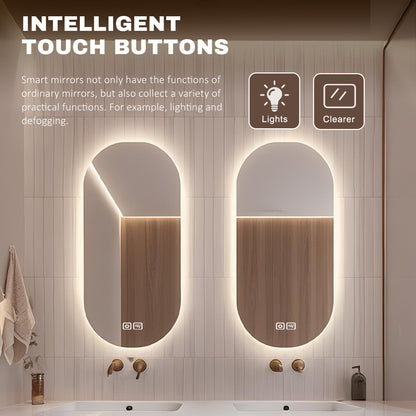 52" - 64" Wall Mounted Modern Bathroom Vanity with Double Sink Rock Slab Ceramic Basin