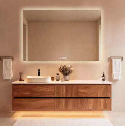 52“ - 68” Solid Wood Light Luxury Smart Bathroom Vanity