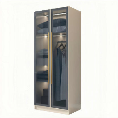24‘’-94‘’ Luxurious Wardrobes with Multi-Layer Storage Function&Ambient Lighting