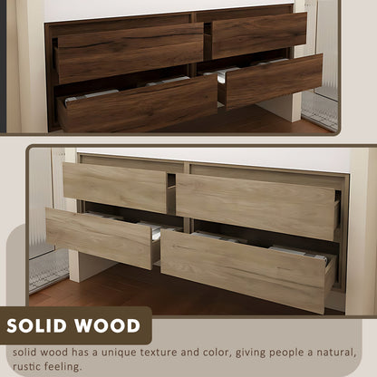 60“ - 72”Double Basin Wall Mounted Solid Wood Bathroom Cabinet
