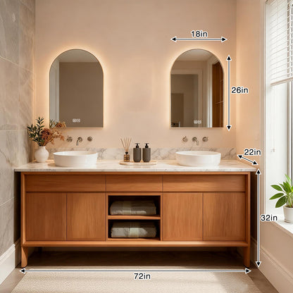 60" -  78" Modern Minimalist Freestanding Bathroom Vanity