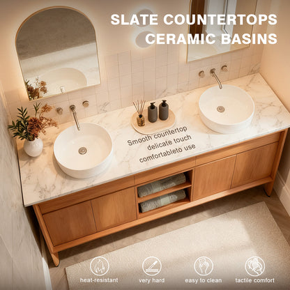 60" -  78" Modern Minimalist Freestanding Bathroom Vanity